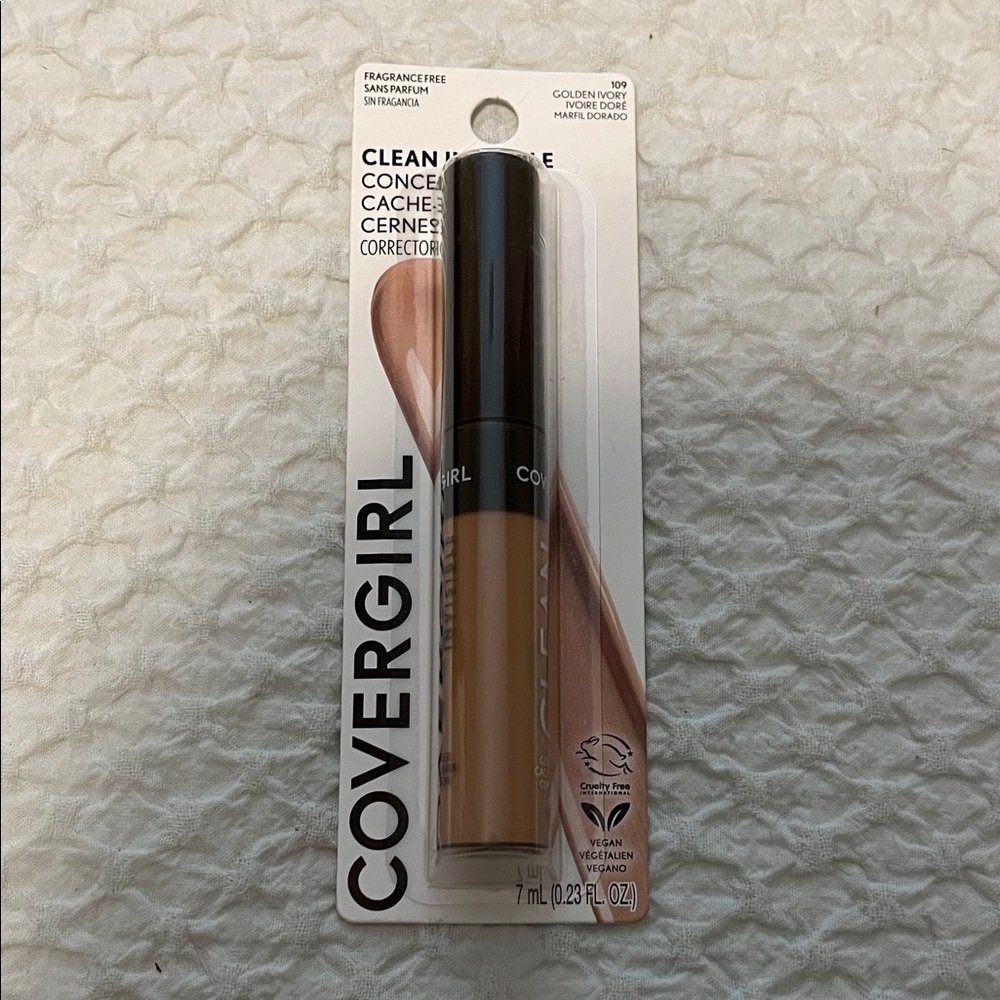 NWT Covergirl Clean Concealer 109 Golden Ivory